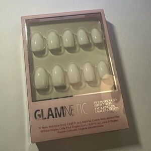 White Press-On Nails